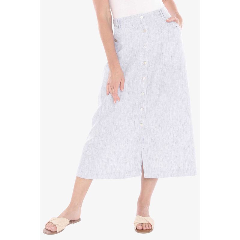 Jump Core Stripe Button Skirt image number 3